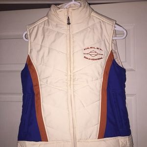 Ladies Puffy Harley Davidson Winter Vest